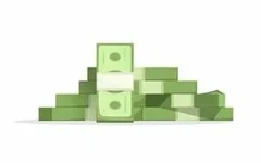 Stacks of banknotes
